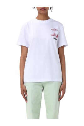red-mushroom-graphic-tee