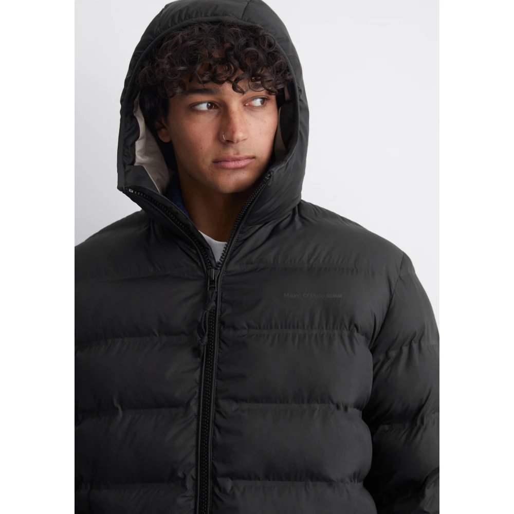 Marc O'Polo Gewatteerde jas regular Black Heren