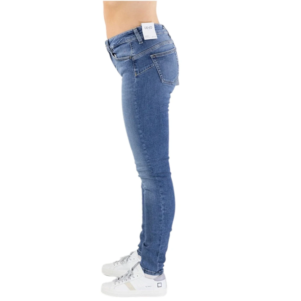 Liu Jo Slim Fit Denim Broek Blue Dames