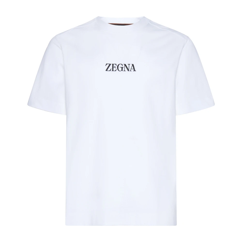 Ermenegildo Zegna Stijlvolle T-shirts en Polos White Heren