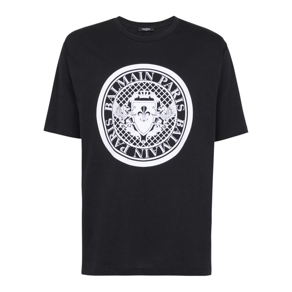 Balmain - Tops > T-Shirts - Black - Balmain - Modalova