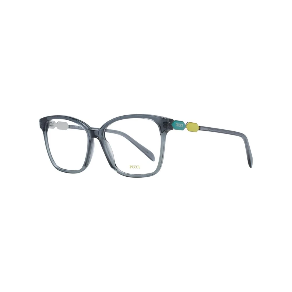 EMILIO PUCCI Grijze Vierkante Optische Frames voor Vrouwen Gray Dames