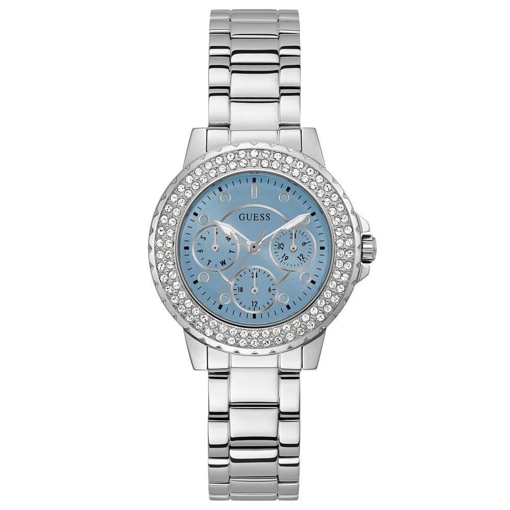 Guess Women's Gray Silver Analog Watch Fashion - Watches - One Size - Accessories