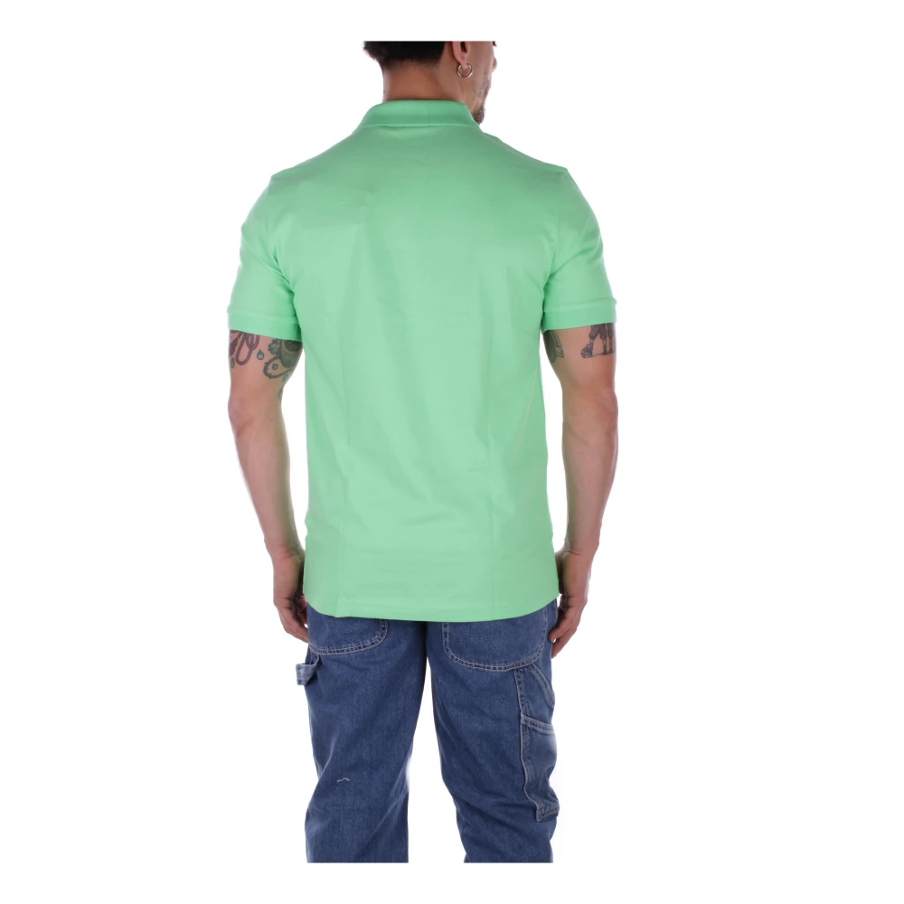 Hugo Boss Heren Logo Front Polo Shirt Green Heren