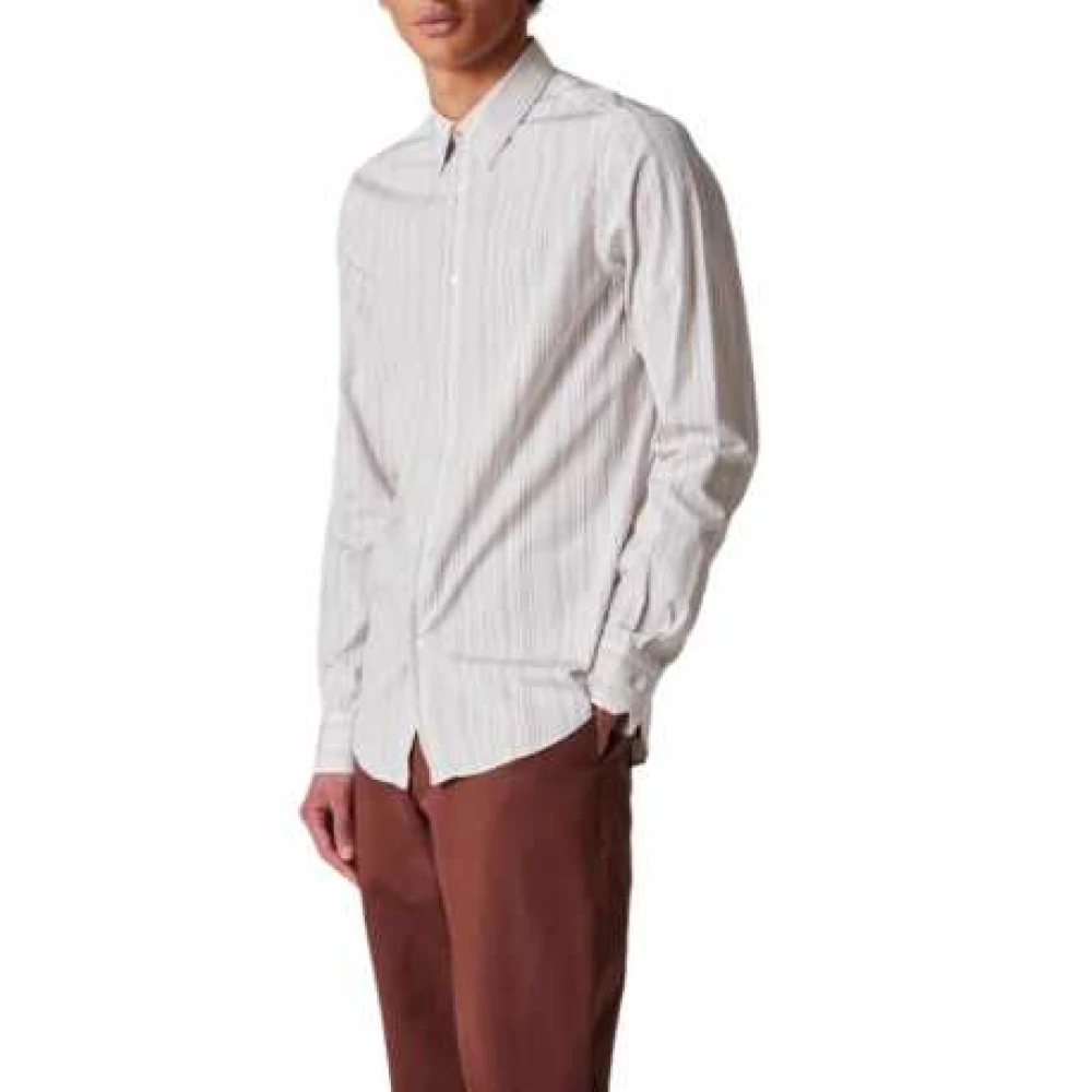 Paul Smith Gestreept Multi Pastel Overhemd White Heren