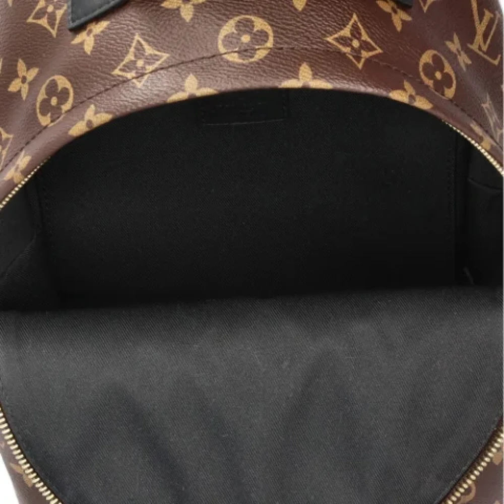 Louis Vuitton Vintage Pre-owned Canvas backpacks Brown Dames