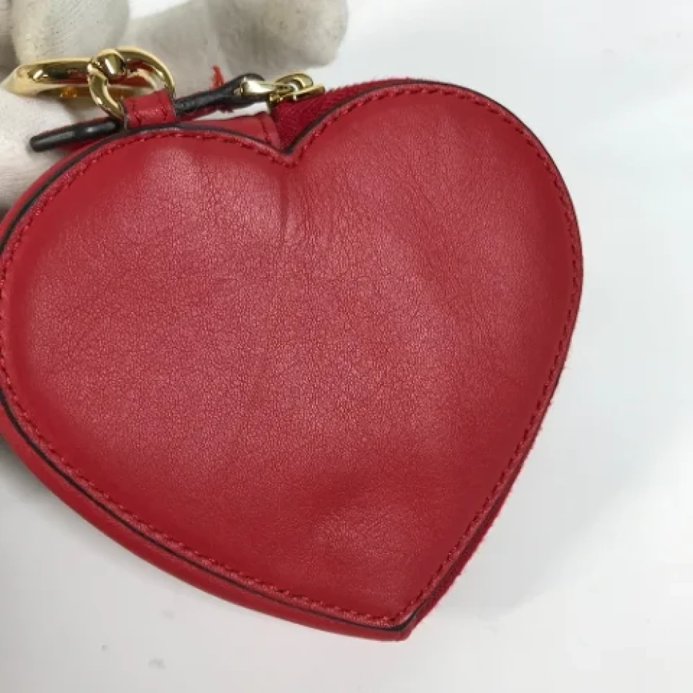 Fendi Vintage Pre-owned Leather wallets Red Dames