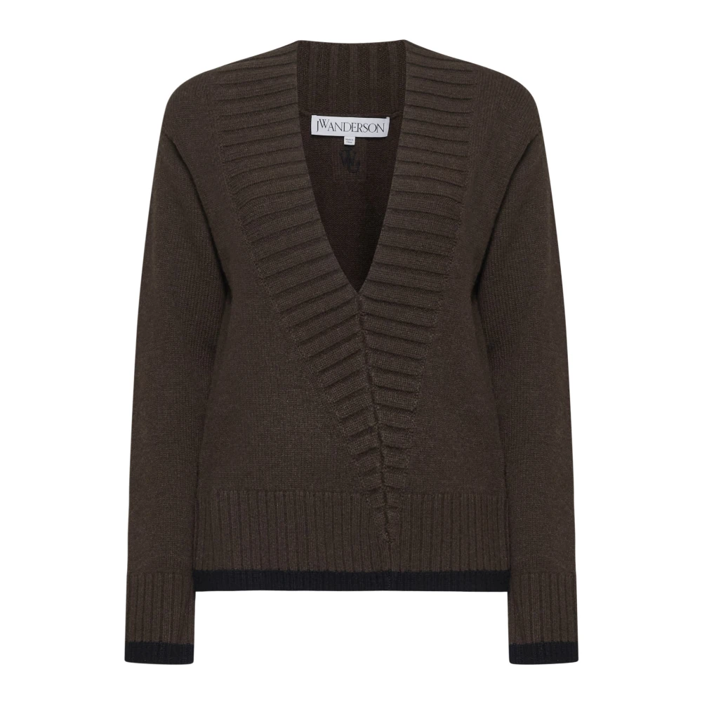 JW Anderson Stijlvolle Sweaters Collectie Brown Dames