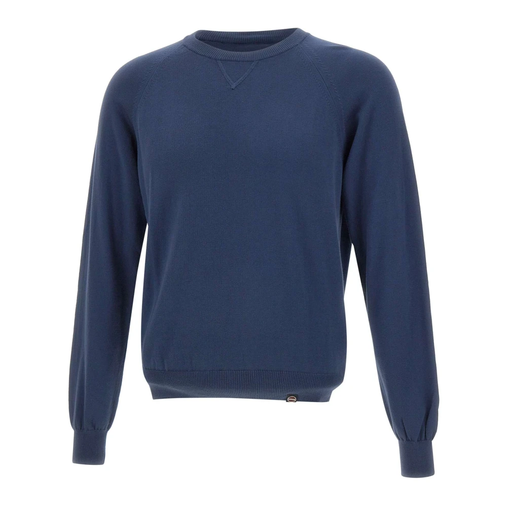 Colmar Mannelijk Blauw Fitness Heren, 2XL, Katoen, Lichtgewicht Sweater Met Ronde Hals