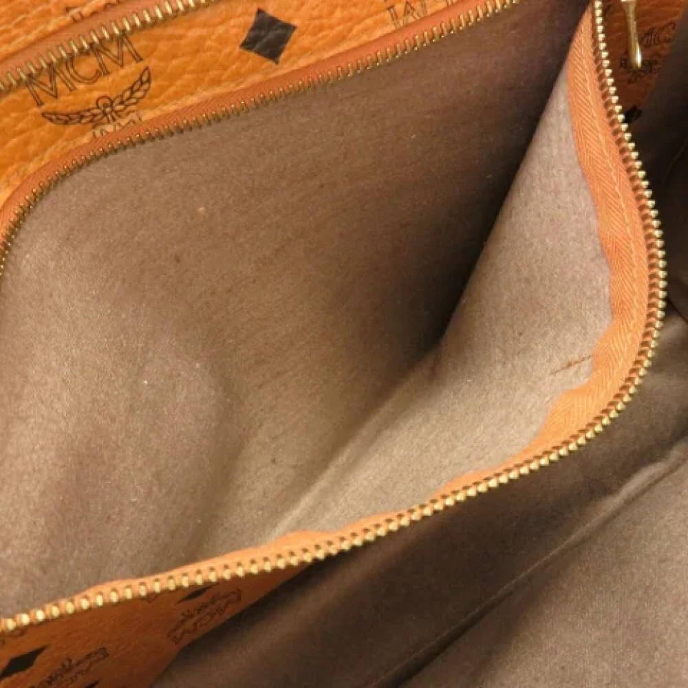 MCM Pre-owned Fabric totes Brown Dames