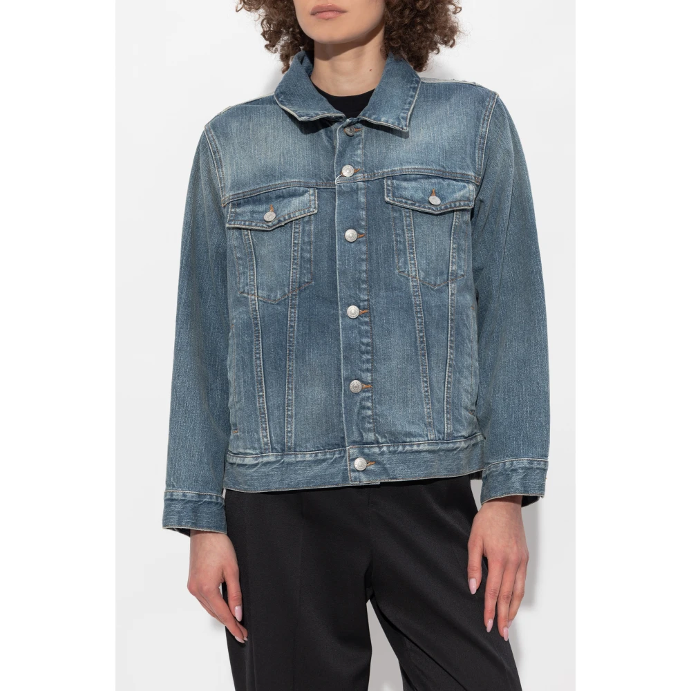 MM6 Maison Margiela Denim Jack Blue Dames