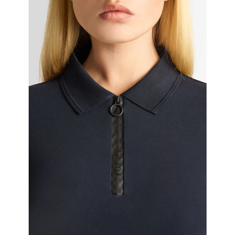 Fusalp Leana Poloshirt MET Korte Mouwen Blue Dames
