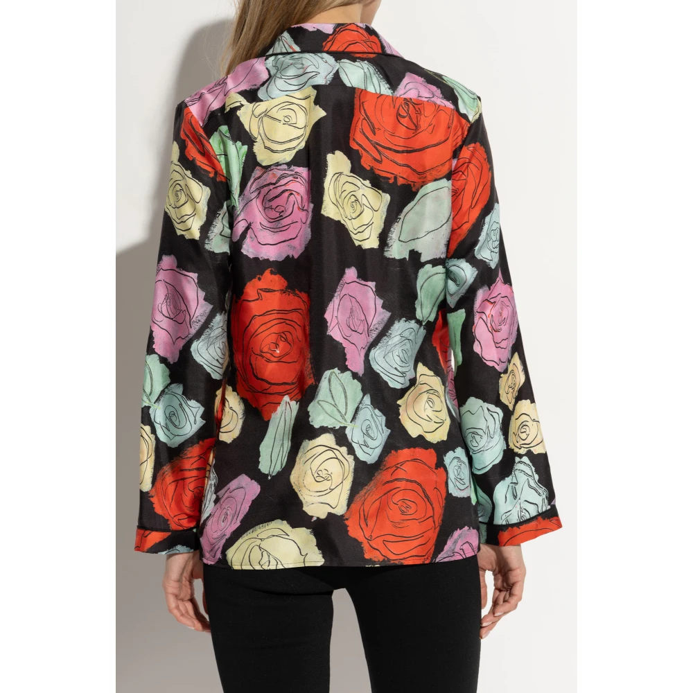 Marni Overhemd met bloemenmotief Multicolor Dames