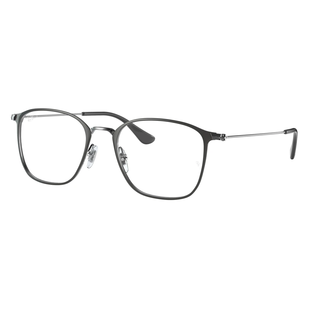 Ray - Ban Unisex Grey Rx6466 3102 Optical Frames Metal Transparent Squared Normal - Image 5