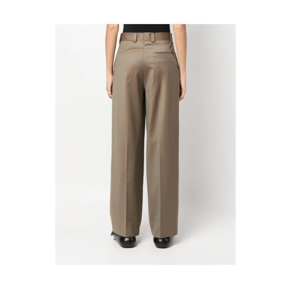 Armarium Geode Bruine Wollen Broek Brown Dames