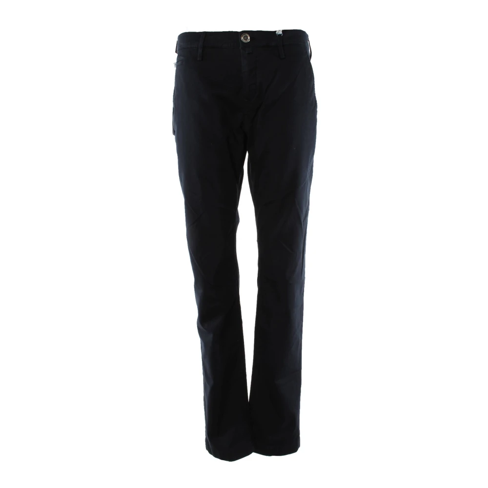 Jacob Cohën Men's Blue Bobby Straight Trousers - Straight Trousers - W37 - Trousers