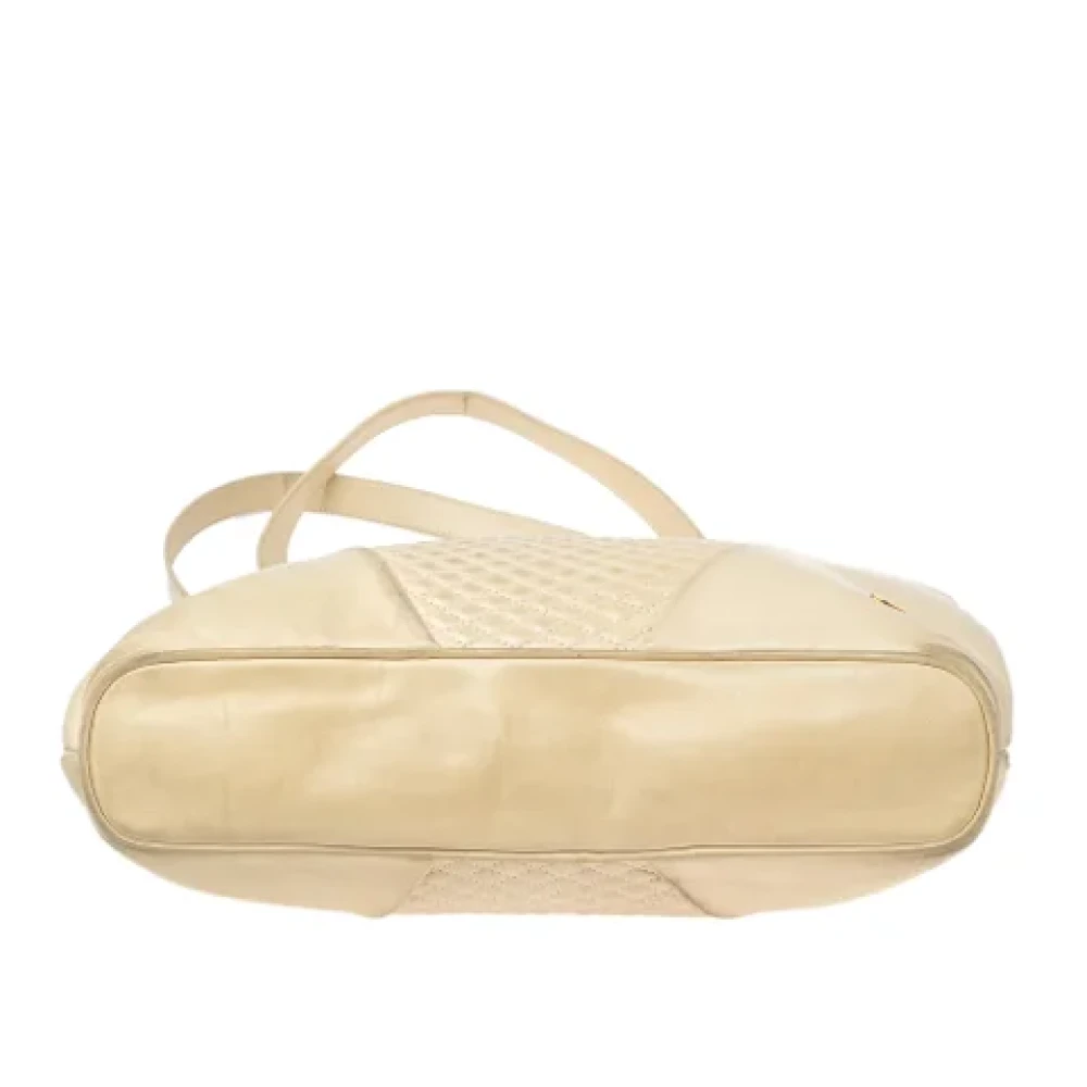Bally Pre-owned Leather shoulder-bags Beige Dames