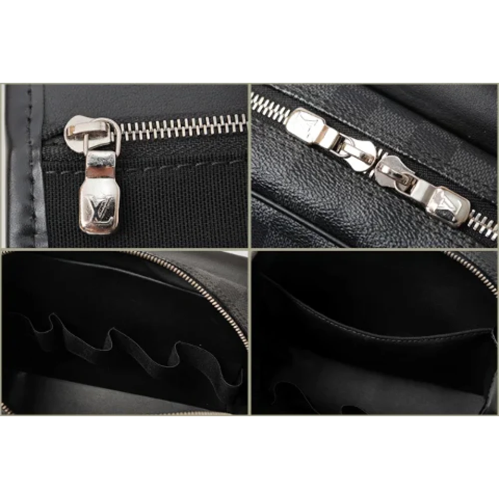 Louis Vuitton Vintage Pre-owned Canvas clutches Gray Heren