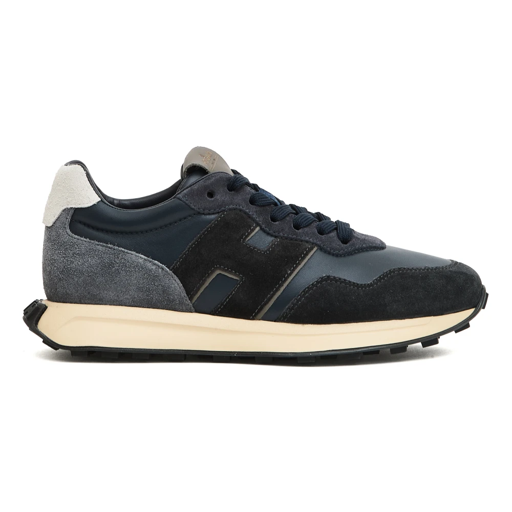 Hogan Blauwe Camouflage Hardloopschoenen Heren Schoenen