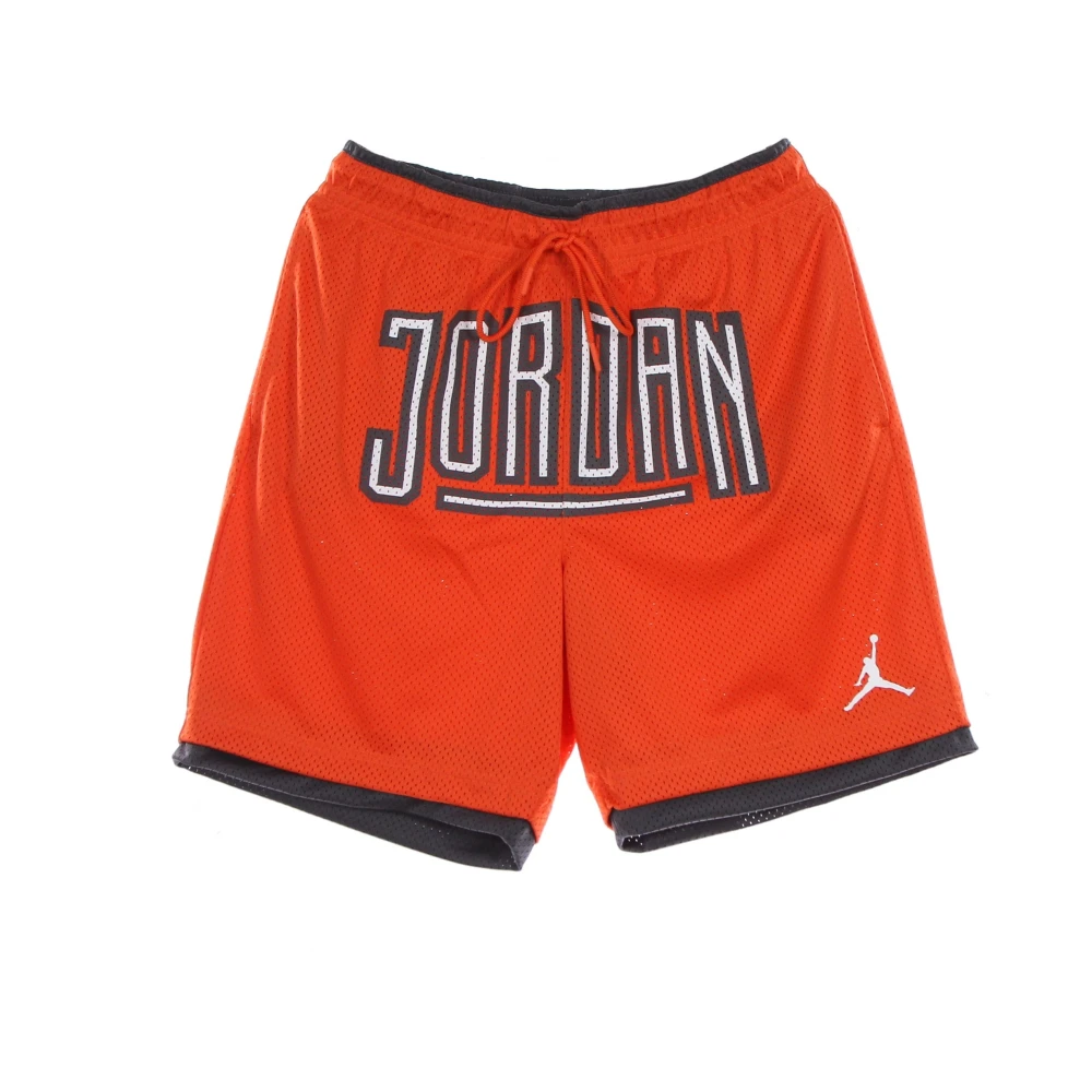 Jordan Basketbal Hybride Sportshorts Oranje Grijs Orange Heren