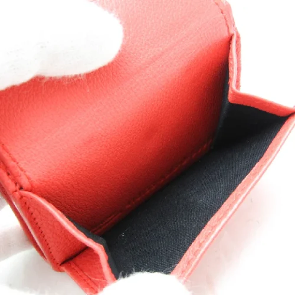 Balenciaga Vintage Pre-owned Leather wallets Orange Dames
