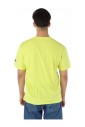 t-shirt-jaune-a-col-rond