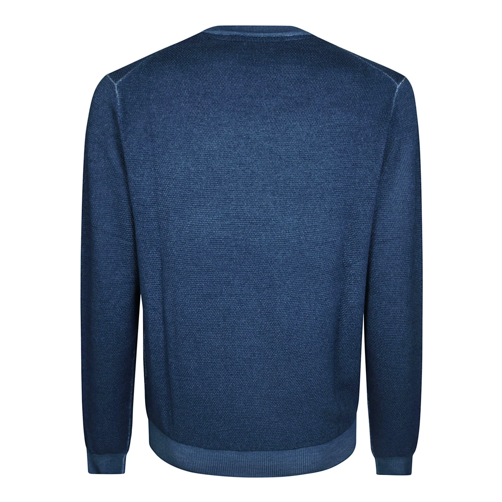 Sun68 Vintage Ronde Rijst Klassieke Stijl Blue Heren