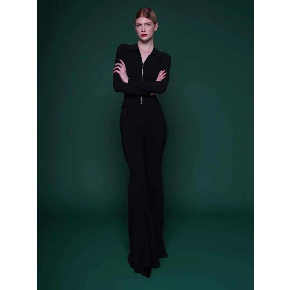 Chiara Boni Zwarte Jumpsuit Black Dames