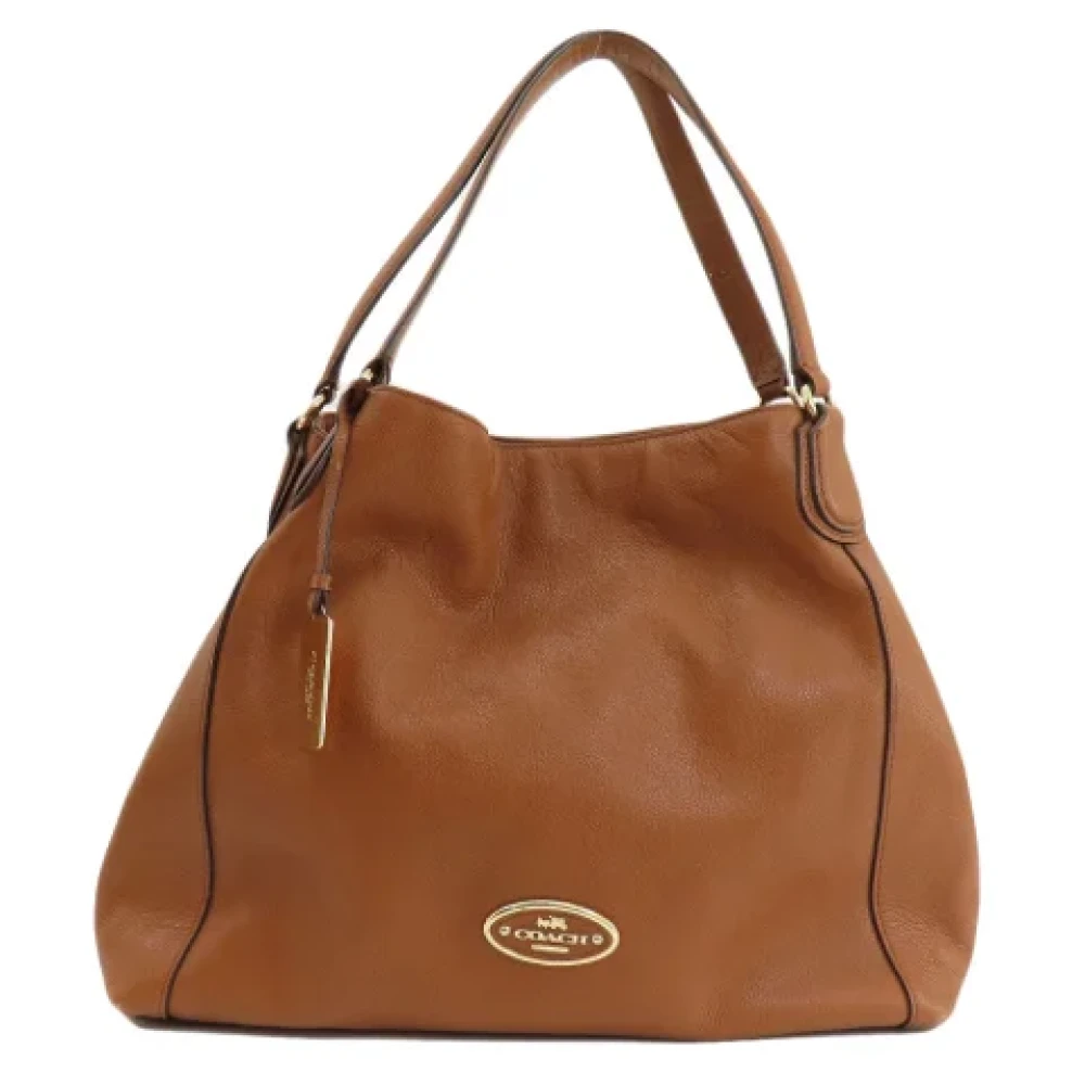 Coach Pre-owned Leather totes Brown Dames