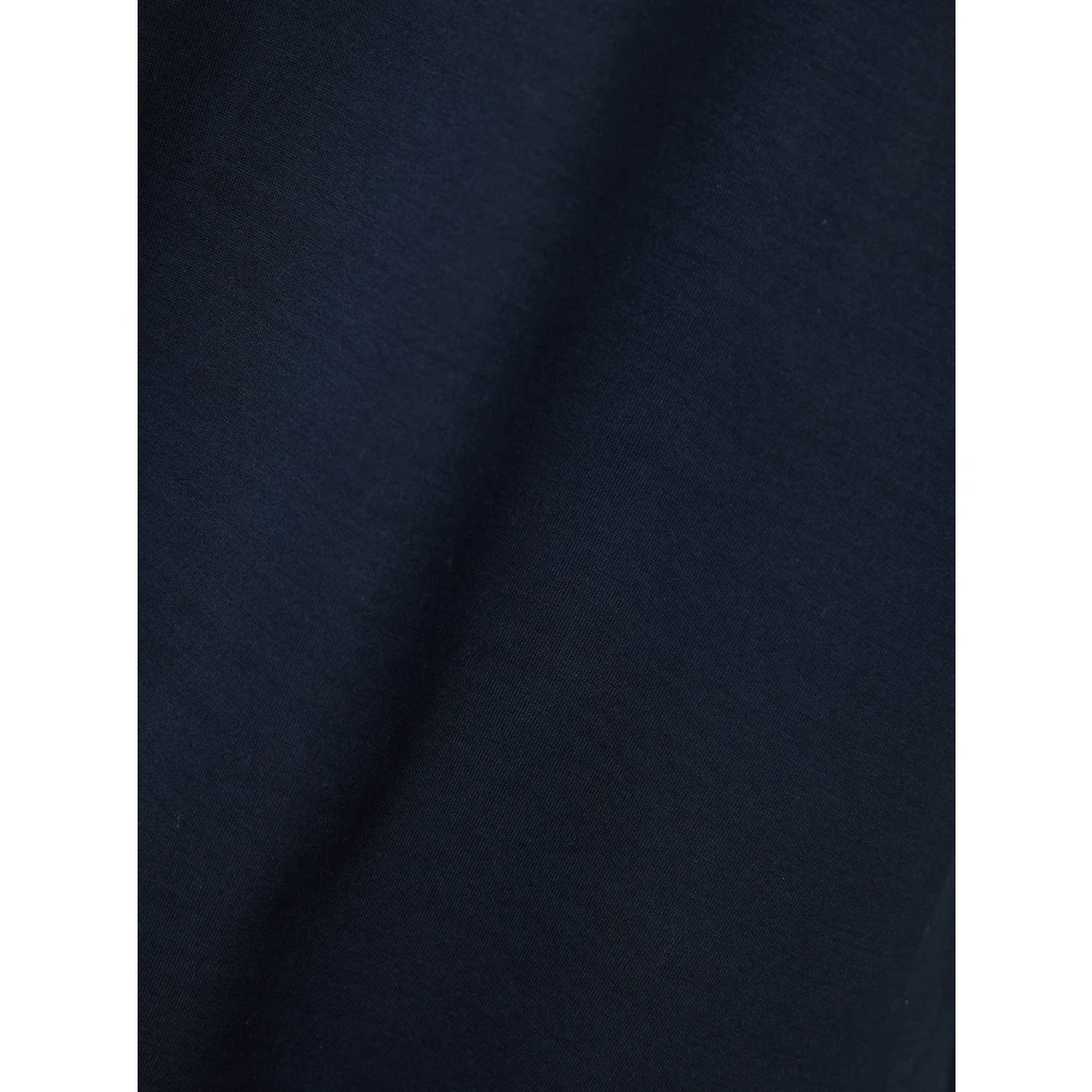 Canali Italiaans katoenen T-shirt Ontwerperscode Mj00002T0356 Blue Heren