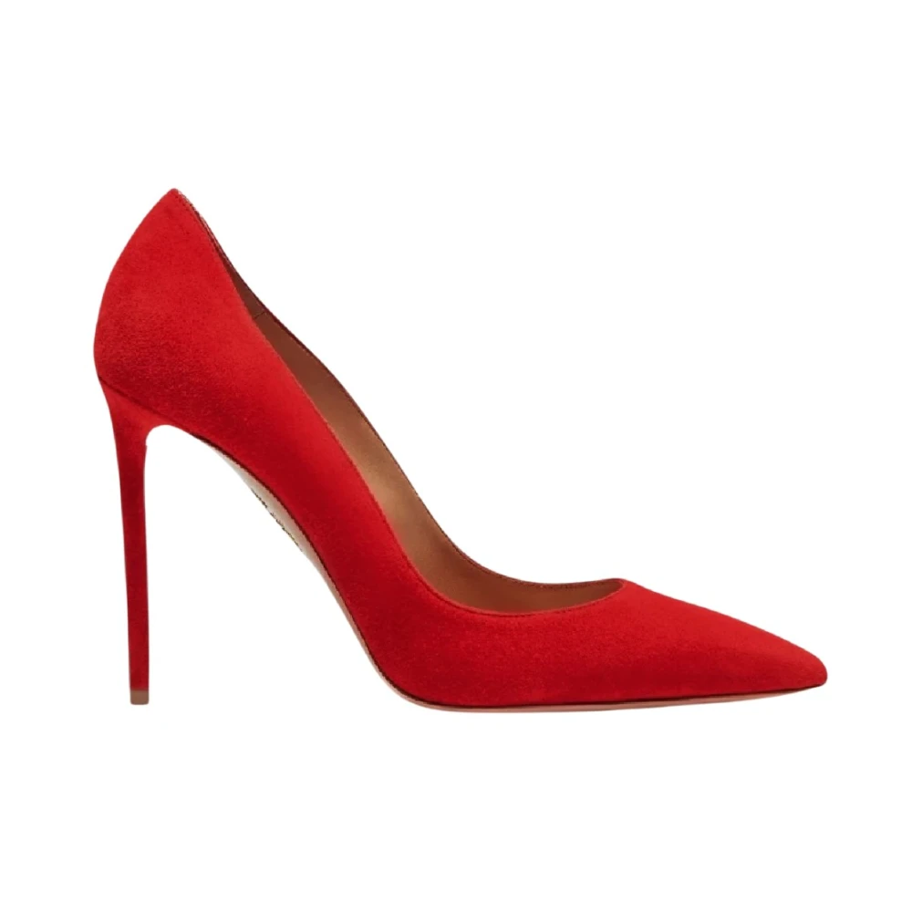 Aquazzura Women's Red Purist Pump 105 - Pumps - 3 Uk - Shoes