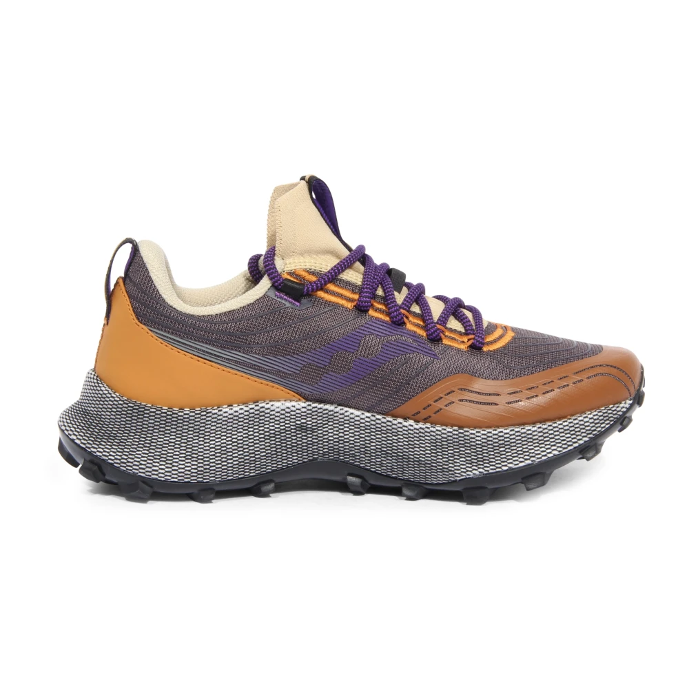 Saucony /Paarse Trail Hardloopschoenen Heren Schoenen Veelkleurig Multicolor