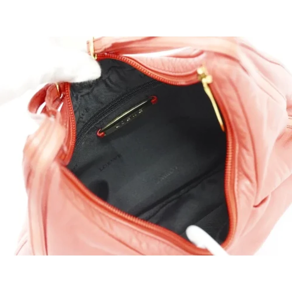 Loewe Pre-owned Leather shoulder-bags Red Dames