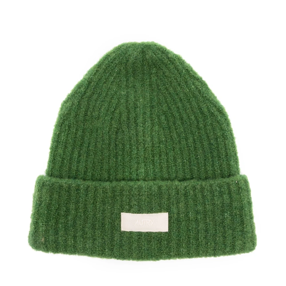 Autry Groene Wollen Beanie Muts Green Heren