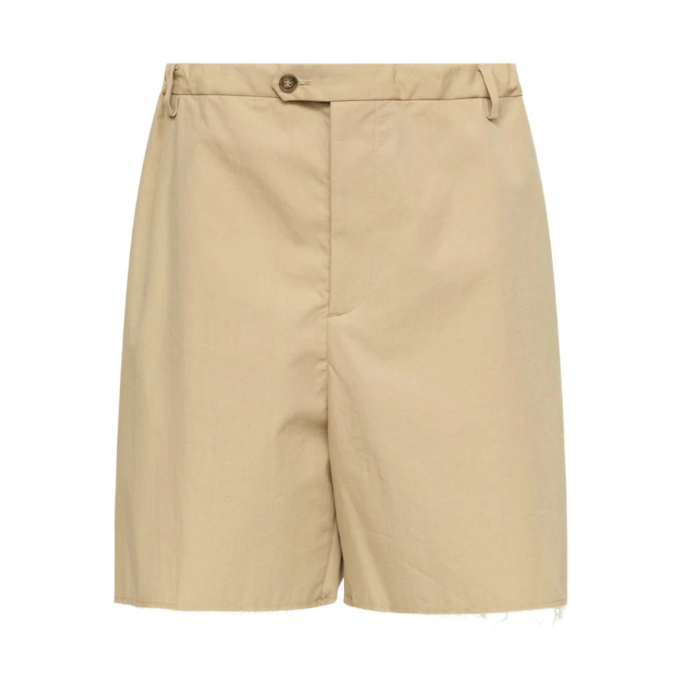 Mm6 Maison Margiela Women's Beige Casual Shorts - Casual Shorts - Xs - Shorts