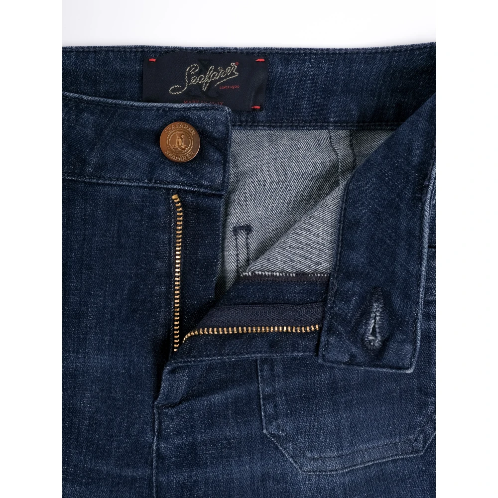 Seafarer Cropped Flared Jeans Francoise Blue Dames