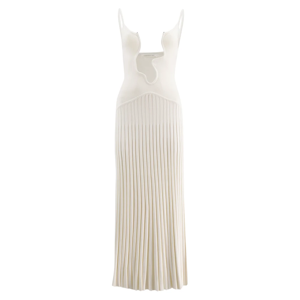 Christopher Esber White Salacia Wire Sunray Dress - Female - Gowns - M - Dresses