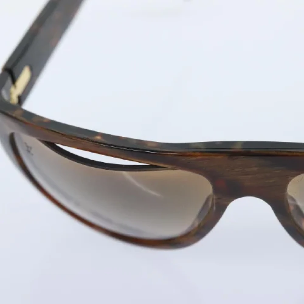 Louis Vuitton Vintage Pre-owned Plastic sunglasses Brown Heren