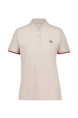 Logotyp i bomullspiqué Polo Shirt