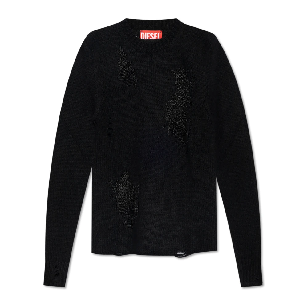 Diesel Wollen trui K-Norman Black Heren