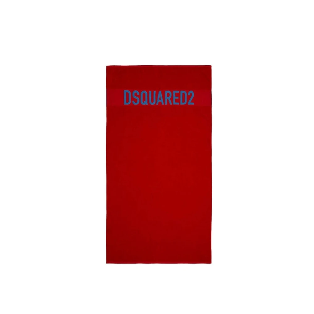 Dsquared2 Towels Red Heren