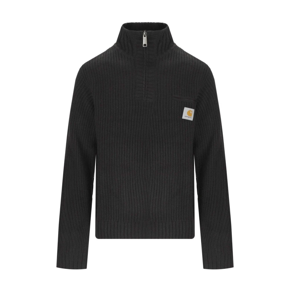 Carhartt Wip Men's Black Detroit Half Zip Sweater - M - Image 2