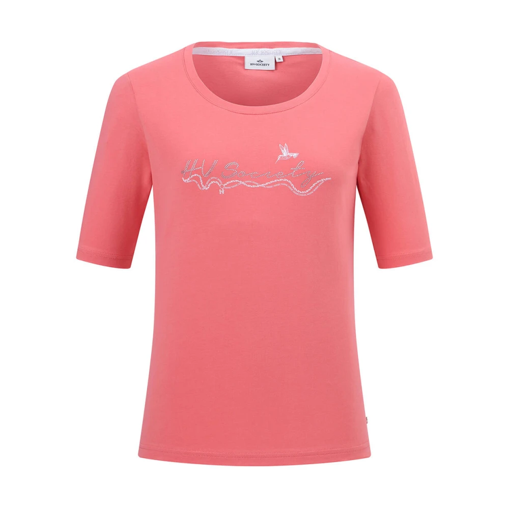 HV Polo Korte Mouw Top Daria Orange Dames
