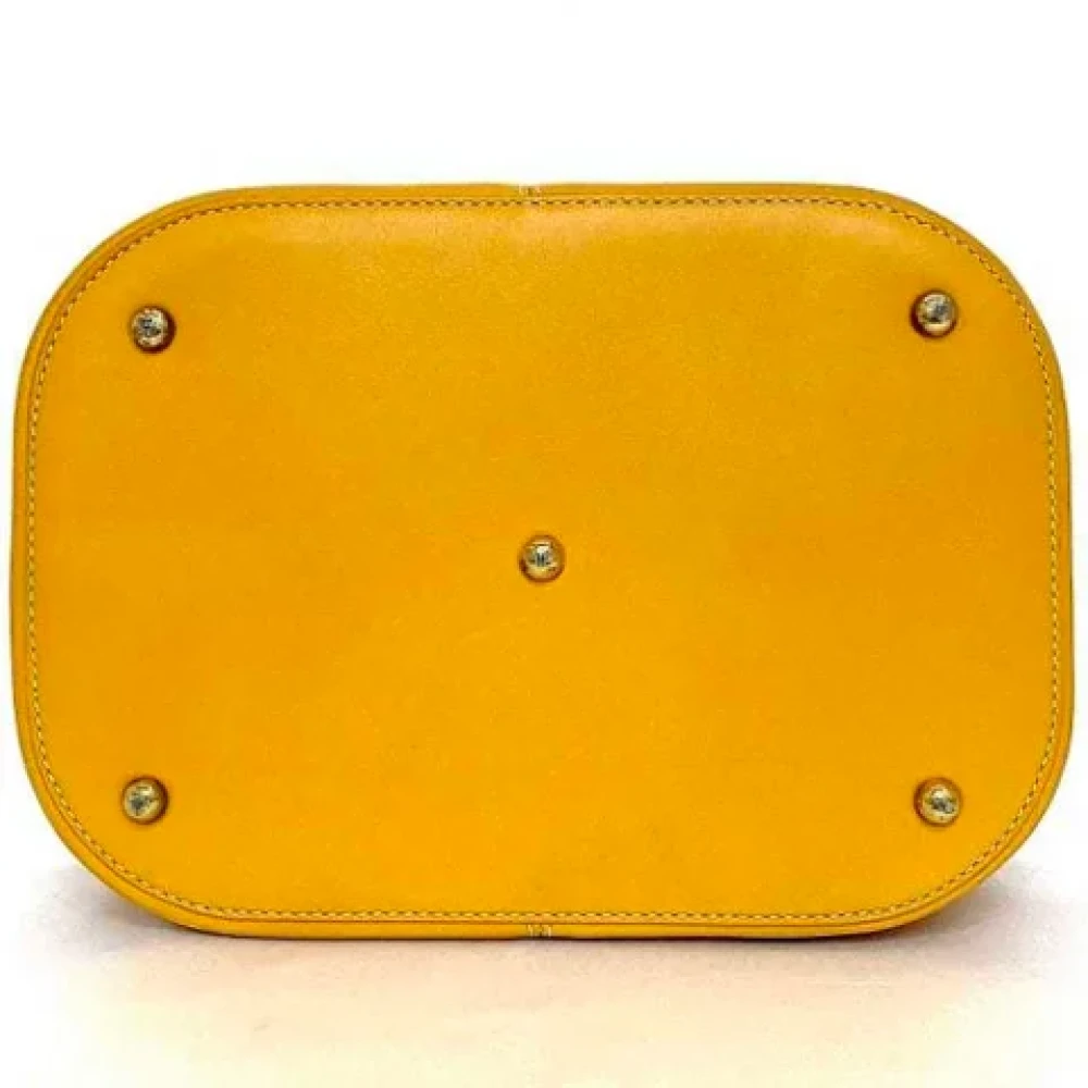 Loewe Pre-owned Leather crossbody-bags Orange Dames