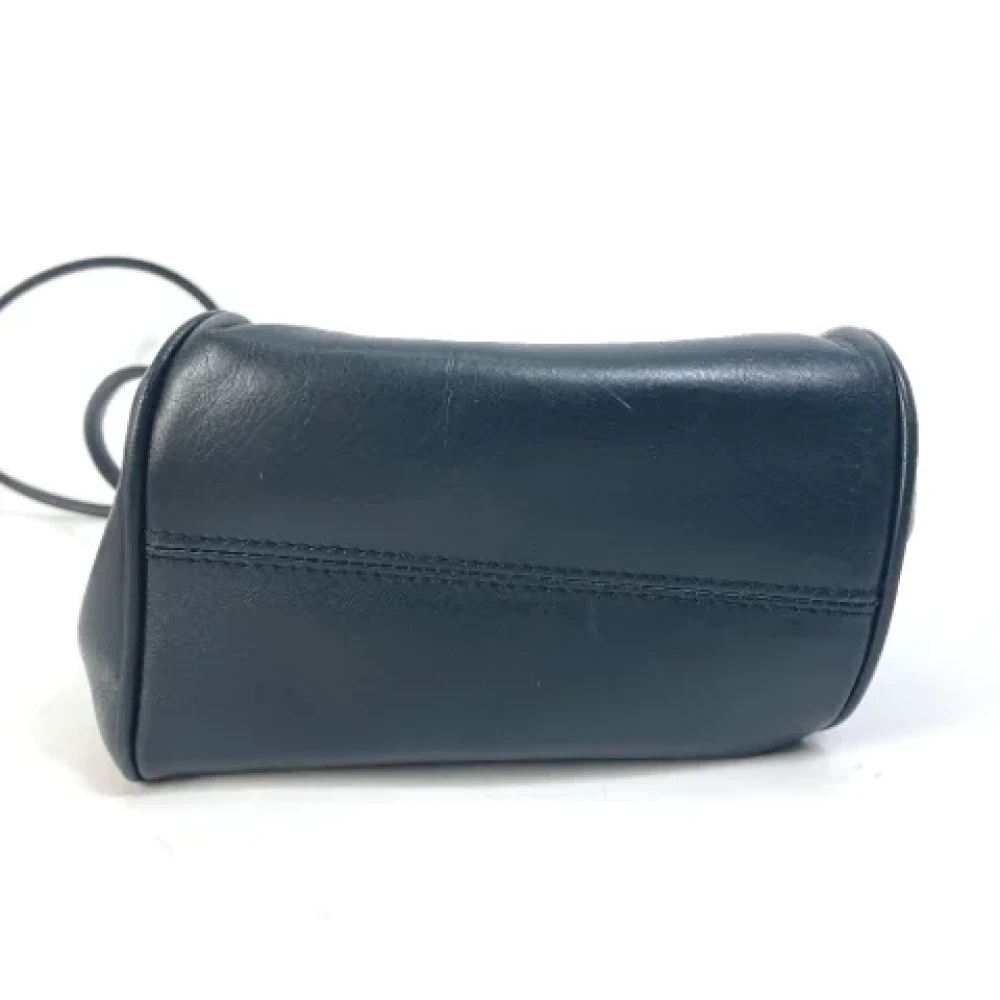 Dior Vintage Pre-owned Leather dior-bags Black Dames