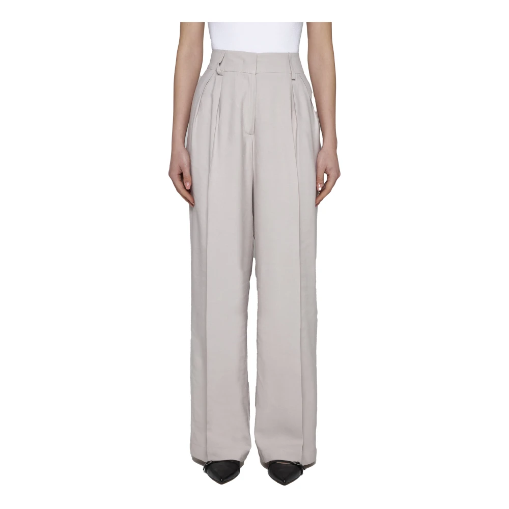 Blanca Vita Beige Broek Elegante Stijl Beige Dames