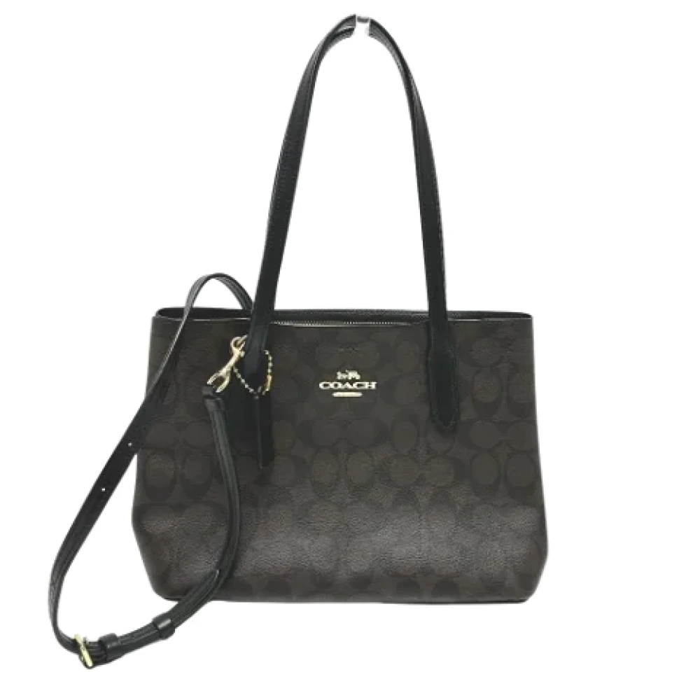Coach Pre-owned Fabric handbags Brown Dames