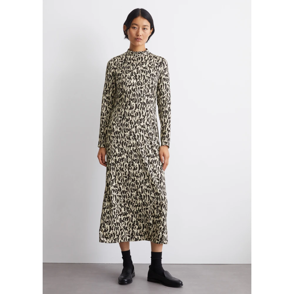Marc O'Polo Midi jurk gevormd Black Dames