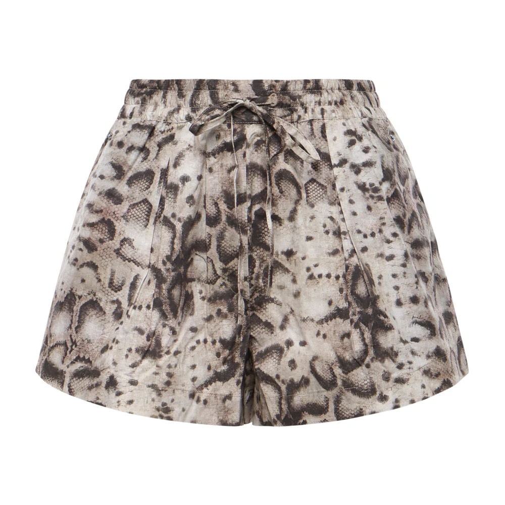 Pinko Women's Beige Short Shorts, M, Short Shorts