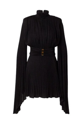 robe-noire-en-jersey-soleil-avec-col-haut